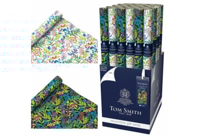 Tom Smith Festive Gathering Roll Wrap 4m Tom Smith Festive Gathering Roll Wrap 4m