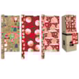 Giftmaker 2m Festive Kraft Roll Wrap Giftmaker 2m Festive Kraft Roll Wrap
