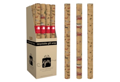 Giftmaker 2m Pets & Cars Kraft Roll Wrap Giftmaker 2m Pets & Cars Kraft Roll Wrap