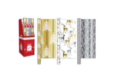 Giftmaker 1.5m Gold Luxury Roll Wrap