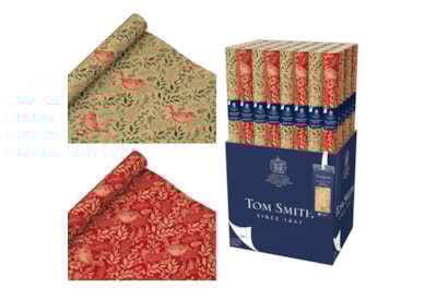 Giftmaker 3m Red Robin Roll Wrap