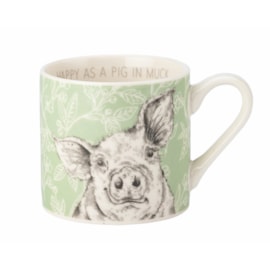 David Mason Design Fieldview Farm Pig Mug (XB6966)