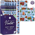 Violet North Pole Gift Wrap 3m (XBV-148-GW)