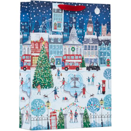 Christmas In The City Gift Bag Xlarge (XBV-182-XL)
