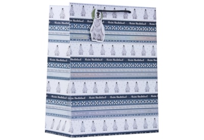 Penguin Fairisle Gift Bag Large Penguin Fairisle Gift Bag Large