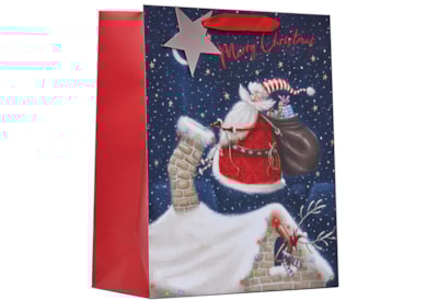 Jolly Santa Gift Bag Large