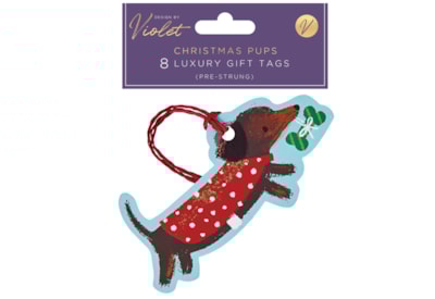 Christmas Pups 8pk Gift Tags