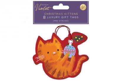 Christmas Kitten 8pk Gift Tags