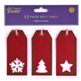 12pk Red Kraft Die Cut Gift Tags 12pk Red Kraft Die Cut Gift Tags
