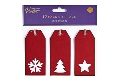 12pk Red Kraft Die Cut Gift Tags 12pk Red Kraft Die Cut Gift Tags