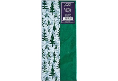 4 Sheet Tissue Green Christmas Tree (XBV-TREE-PT)