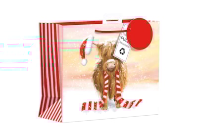 Giftmaker Highland Cow Gift Bag Medium Giftmaker Highland Cow Gift Bag Medium