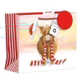 Giftmaker Highland Cow Gift Bag Medium Giftmaker Highland Cow Gift Bag Medium