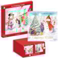 Giftmaker Family/snowman Cards 2 Designs 10pk Giftmaker Family/snowman Cards 2 Designs 10pk