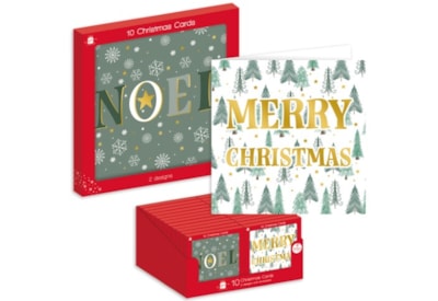 Giftmaker Text Sq Cards 2 Designs 10pk Giftmaker Text Sq Cards 2 Designs 10pk