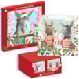 Giftmaker Donkeys Sq Cards 2 Designs 10pk Giftmaker Donkeys Sq Cards 2 Designs 10pk