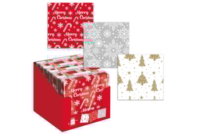 Giftmaker Christmas Napkins Pack 20 Asst Designs 33x33 Giftmaker Christmas Napkins Pack 20 Asst Designs 33x33