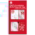 Giftmaker Co-ord Red & White Gift Tags 20pk