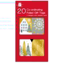 Giftmaker Co-ord Winter Wonderland Gift Tags 20pk Giftmaker Co-ord Winter Wonderland Gift Tags 20pk