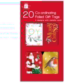 Giftmaker Co-ord Trad Gift Tags 20pk Giftmaker Co-ord Trad Gift Tags 20pk
