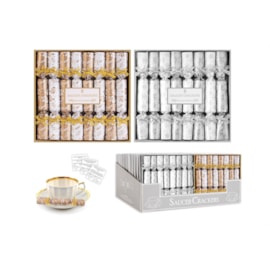 Harvey & Mason Silver / Gold Saucer Crackers 8s Harvey & Mason Silver / Gold Saucer Crackers 8s