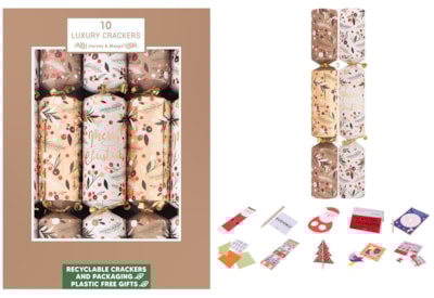 Harvey & Mason 10 Luxury Merry Christmas/berry Crackers 14" Harvey & Mason 10 Luxury Merry Christmas/berry Crackers 14"
