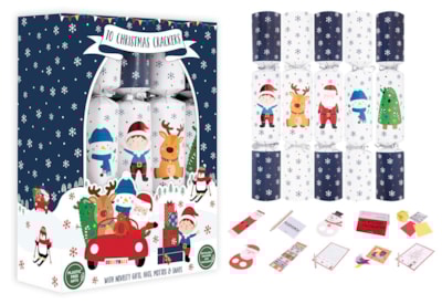 Rsw 10 Family Santa & Friends Crackers 12" Rsw 10 Family Santa & Friends Crackers 12"