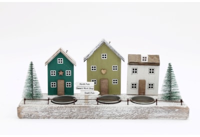 Sifcon Christmas Market Tealight Decoration 30cm Sifcon Christmas Market Tealight Decoration 30cm