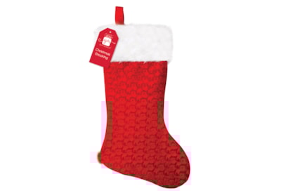 Giftmaker Red Velvet Deluxe Stocking