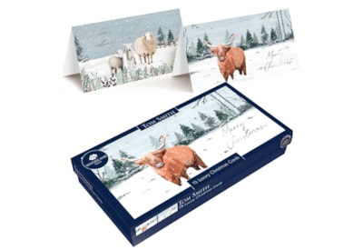 Tom Smith Luxury Slim Highland Cow Cards