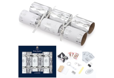 Tom Smith Silver Luxury Tree Crackers 6x8" Tom Smith Silver Luxury Tree Crackers 6x8"