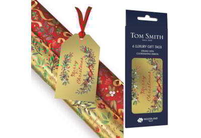 Tom Smith Timeless Noel Gift Tags Pk6