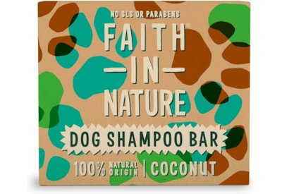 Faith In Nature Coconut Dog Shampoo Bar 85g Faith In Nature Coconut Dog Shampoo Bar 85g