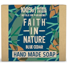 Faith In Nature Soap Blue Cedar 100g (110301)