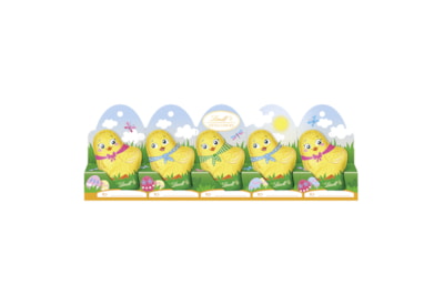 Lindt Little Chicks Milk 5Pk 50G Lindt Little Chicks Milk 5Pk 50G