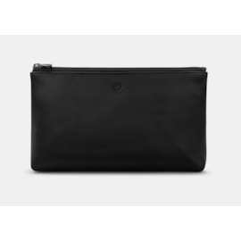 Yoshi Kensington Leather Clutch Bag - Pouch - Black (Y1302 17 1)