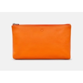 Yoshi Kensington Leather Clutch Bag - Pouch  - Orange (Y1302 17 22)
