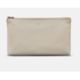 Yoshi Kensington Leather Clutch Bag - Pouch - Warm Grey (Y1302 17 46)