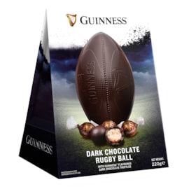 Guinness Dark Choc Rugby Ball & Truffles 196g Guinness Dark Choc Rugby Ball & Truffles 196g