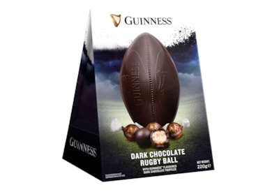 Guinness Dark Choc Rugby Ball & Truffles 196g Guinness Dark Choc Rugby Ball & Truffles 196g