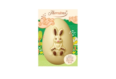 Thorntons White Choc Bunny Egg 151g Thorntons White Choc Bunny Egg 151g
