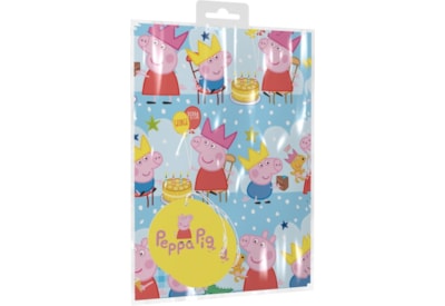 Giftmaker Peppa Pig 2 Sheets & Tags Gift Wrap (YAKGL20A)