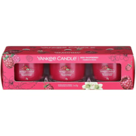 Yankee Candle Filled Votive Red Raspberry 3pk (1701415E)