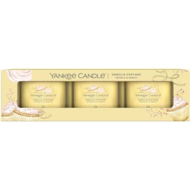 Yankee Candle Filled Votive Vanilla Cupcake 3pk (1686368E)