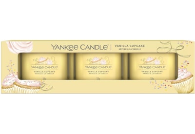 Yankee Candle Filled Votive Vanilla Cupcake 3pk (1686368E)