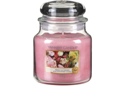 Yankee Candle Jar Fresh Cut Roses Medium (1038356E)