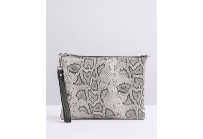 Lappella Yasmin Crossbody Bag In Black Snake Leather Lappella Yasmin Crossbody Bag In Black Snake Leather
