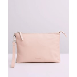 Lappella Yasmin Crossbody/Clutch In Blush Valentino Leather