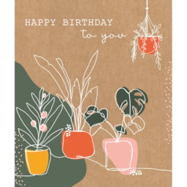 Eco Natures Card Happy Birthday  To You (YECOKW221)