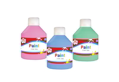 150Ml Pastel Paint Assortment 3Pk 150Ml Pastel Paint Assortment 3Pk